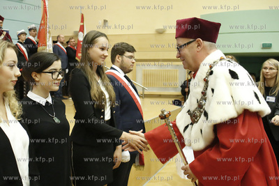 Aula wydziału Prawa i Administracji Uniwersytetu Gdańskiego....