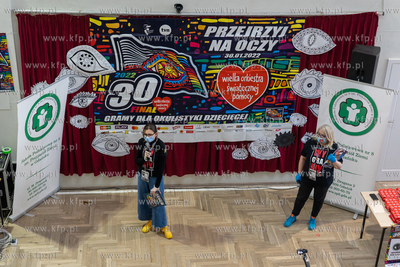 Sztab WOŚP w ZSP nr 8 w Gdańsku Chełmie ul. Dragana...