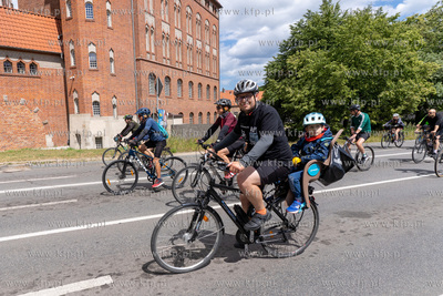 Wielki Przejazd Rowerowy na ulicach Gdańska. 09.06.2024...