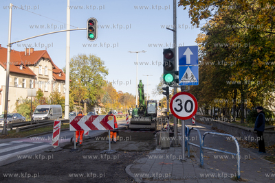 Remont prawie kilometrowego odcinka alei Grunwaldzkiej...