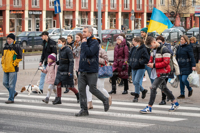 Gdańsk. Manifestacja pod konsulatem Rosji we Wrzeszczu....