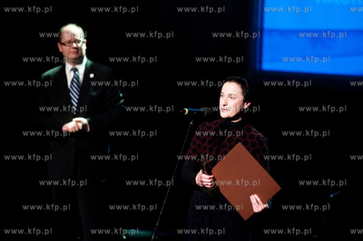 Gdansk. Teatr Wybrzeze. Uroczystosc wreczenia nagrod...