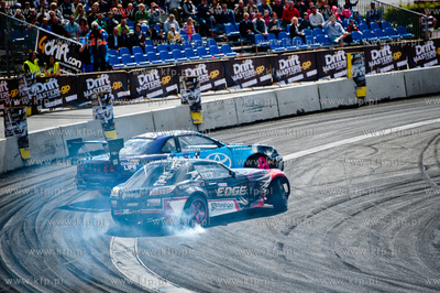 Gdansk. Plac przed PGE Arena. Zawody Drift Masters...