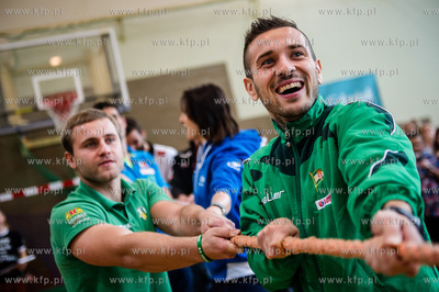 Gdansk Chelm. Sala gimnastyczna Szkoly Podstawowej...