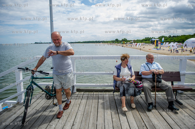 Gdansk. Brzezno. Prezydent Gdanska Pawel Adamowicz...