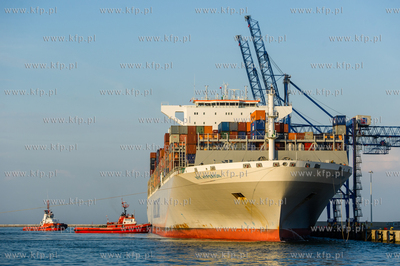 Gdansk. Terminal kontenerowy DCT. Kolejne zawiniecie...
