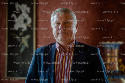 Gdansk. Wlasciciel restauracji Villa Uphagena Mariusz...