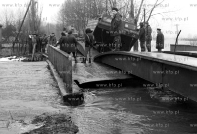 Wielka powodz na Zulawach spowodowana spietrzeniem...