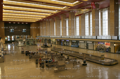 Berlin, Nz. Terminal pasazerski na lotnisku Tempelhof...