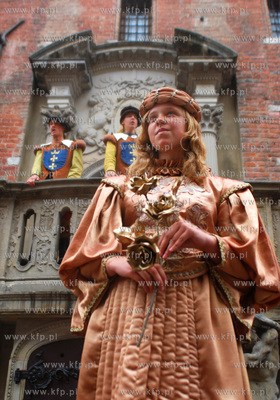 Uroczystosci zakonczenia Jarmarku sw Dominika 2008....