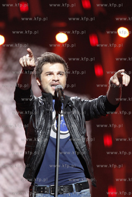 Sopot Hit Festiwal 2009. Nz. Lukasz Zagrobelny 07.08.2009...