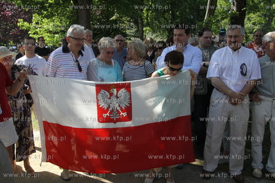 Sopot. Odsloniecie tablicy pamiatkowej honorujacej...