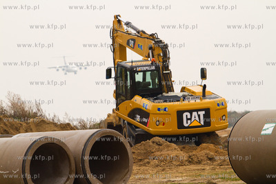 Gdansk, Rebiechowo. Rozbudowa Portu Lotniczego Gdansk...