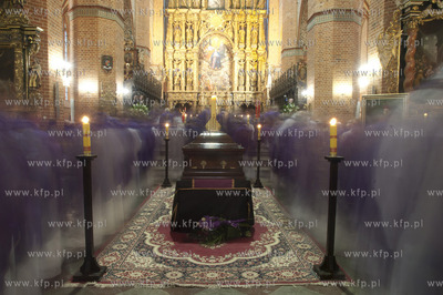 Eksporta zwlok biskupa Szlagi do katedry pelplinskiej....