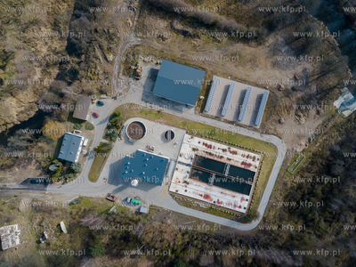 Oczyszczalnia ścieków w Pelplinie. 17.03.2020 Fot....