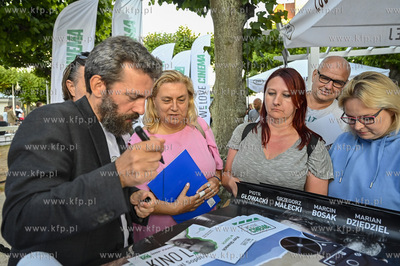 Sopot. Kawiarnia festiwalowa Koło Molo BNP Paribas...