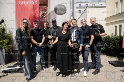 Gdańsk, Podwale Staromiejskie 89. Odsłonięcie tablicy...