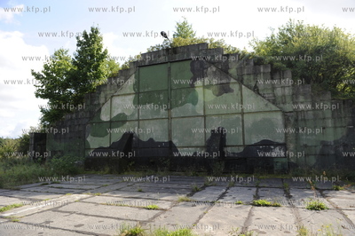 Jednostka wojskowa w Redzikowie, k. Slupska. Tutaj...