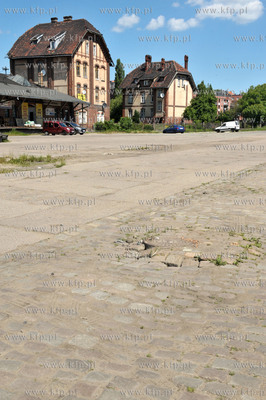 Gdansk. ul. Torunska. Teren dawnego dworca kolejowego,...