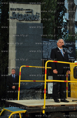 Uroczystosci rocznicy podpisania porozumien sierpniowych...