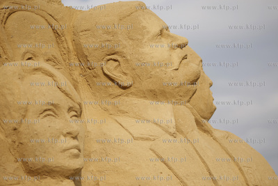 Gdansk Jelitkowo. Gdanski Festiwal Rzezby z Piasku....