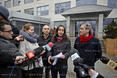 Rektorat Uniwersytetu Gdanskiego przy ul. Bazynskiego...