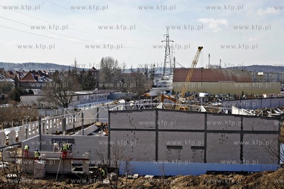 Budowa Centrum Handlowego Gildia II w bezposrednim...