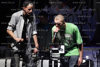 Pruszcz Gdanski. Festiwal Gramy Rap. Nz. B2A czyli...