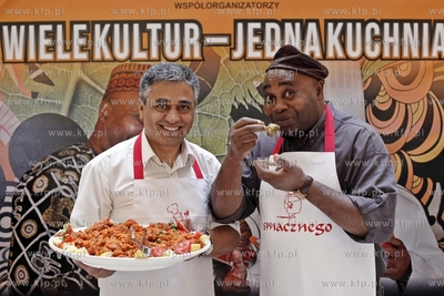 Gdansk. Galeria Baltycka. Larry Okey Ugwu, Prezes Stowarzyszenia...