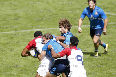 Gdynia. Mistrzostwa Europy w Rugby 7. Mecz  Włochy...