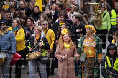 Gdańsk. Parada na finał Pól Nadziei. 30.03.2025...