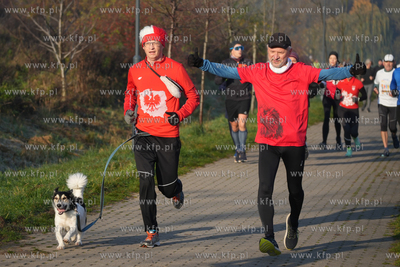 Parkrun Gdańk - Południe. Edycja biało - czerwona...