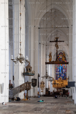 Prace remontowo - konserwatorskie w Bazylice Mariackiej...