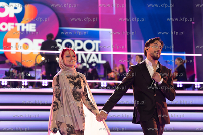 Opera Leśna. Top of the Top Sopot Festival. Nz. Margaret...