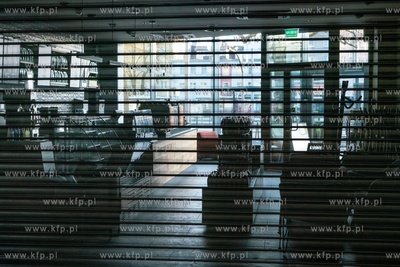 Gdańsk. Galeria Bałtycka. Z powodu zagrożenia epidemicznego...