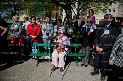 Gdansk. Obchody Swieta Narodowego Trzeciego Maja pod...
