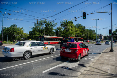 Gdansk. Skrzyzowanie ul. 3 Maja z Huciskiem.
02.07.2015
fot....