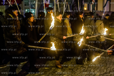 Gdansk. Marsz przeciwko lewackim ideologiom organizowany...