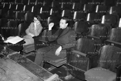 Próba w Teatrze Wybrzeże (na scenie Dramatycznego...