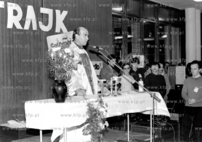 Strajk w Akademii Medycznej w Gdansku w listopadzie...