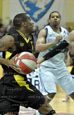 Polska Liga Koszykowki. AZS Koszalin vs Sopot Trefl....