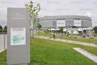 Uroczystosc oddania do uzytku Ergo Arena, hali sportowo...