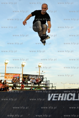 Gdansk. Plac Zebran Ludowych. Festiwal Sportow Ekstremalnych...