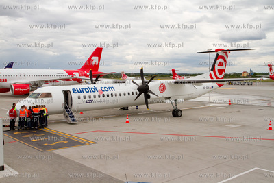 Po raz pierwszy odwiedzil gdanskie lotnisko najnowszy...