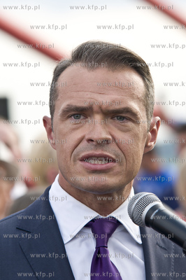 Otwarcie mostu w Kwidzynie. Minister Trasportu Slawomir...