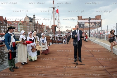 Oficjalne otwarcie nbrzezy Wyspy Spichrzow. 25.07.2014...
