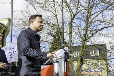 Starogard Gdanski. Spotkanie kandydata PiS na prezydenta...