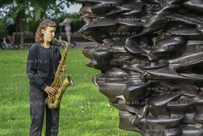 Park Polnocny w Sopocie. Improwizacje jazzowe przy...