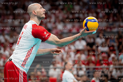 Turniej towarzyski siatkówki w Ergo Arenie. Mecz Polska...