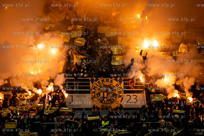 PKO Ekstraklasa: Arka Gdynia - Legia Warszawa n/z Kibice...